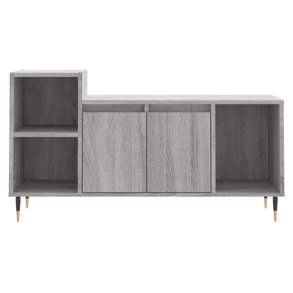 Szürke sonoma színű szerelt fa TV-szekrény 100x35x55 cm 5