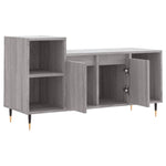 Szürke sonoma színű szerelt fa TV-szekrény 100x35x55 cm 6