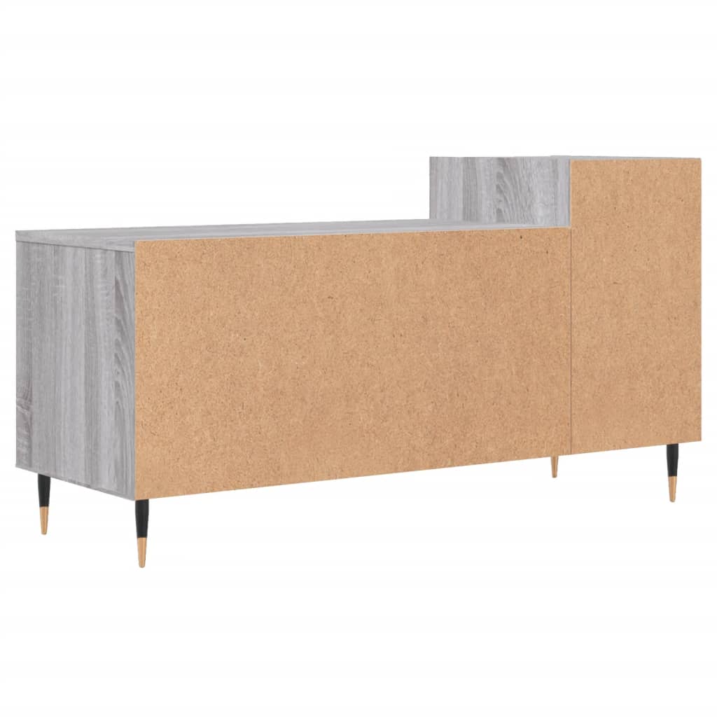 Szürke sonoma színű szerelt fa TV-szekrény 100x35x55 cm 8
