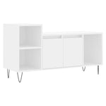 Fehér szerelt fa TV-szekrény 100x35x55 cm 2