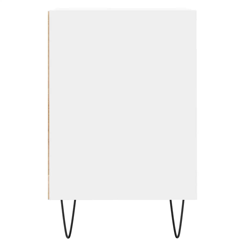 Fehér szerelt fa TV-szekrény 100x35x55 cm 7