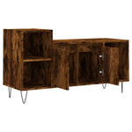 Füstös tölgy színű szerelt fa TV-szekrény 100x35x55 cm 6