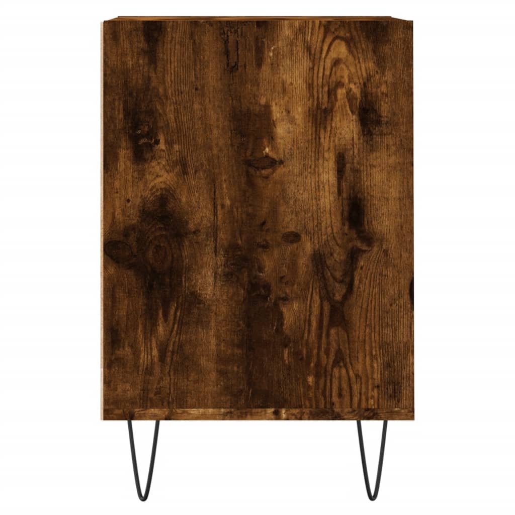 Füstös tölgy színű szerelt fa TV-szekrény 100x35x55 cm 7