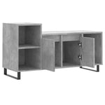 Betonszürke szerelt fa TV-szekrény 100 x 35 x 55 cm 6