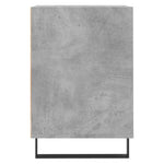 Betonszürke szerelt fa TV-szekrény 100 x 35 x 55 cm 7