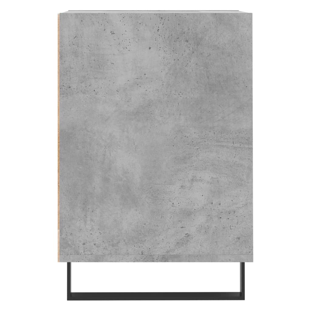 Betonszürke szerelt fa TV-szekrény 100 x 35 x 55 cm 7