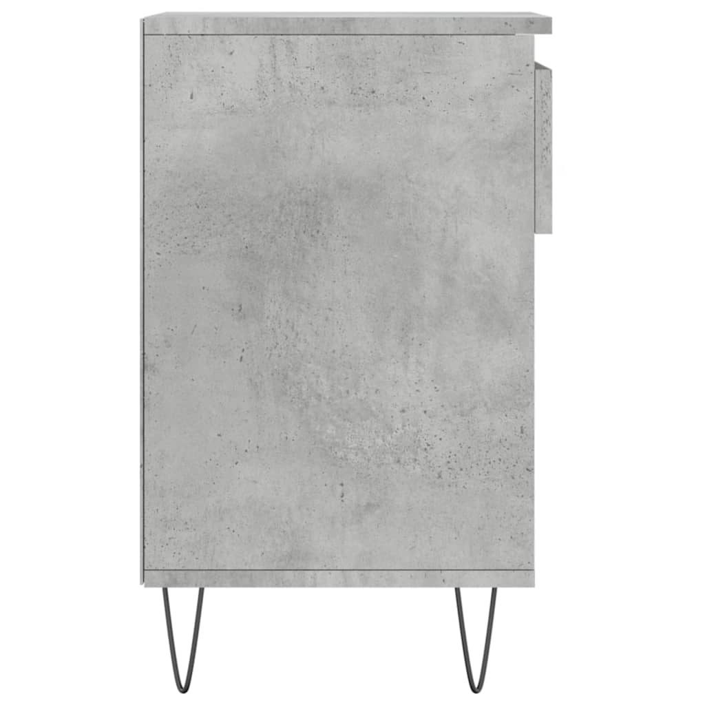 Betonszürke szerelt fa cipőszekrény 102x36x60 cm 7