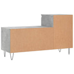 Betonszürke szerelt fa cipőszekrény 102x36x60 cm 8