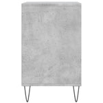 Betonszürke szerelt fa cipőszekrény 102x36x60 cm 5