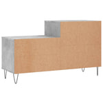 Betonszürke szerelt fa cipőszekrény 102x36x60 cm 6