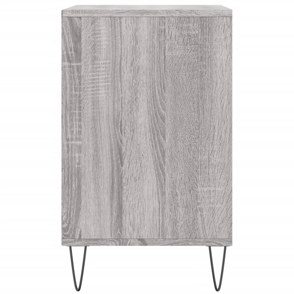 Szürke sonoma színű szerelt fa cipősszekrény 102x36x60 cm 5