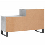 Betonszürke szerelt fa cipőszekrény 102x36x60 cm 6