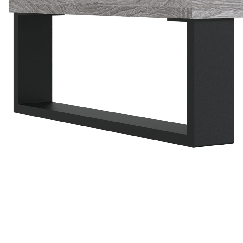 Szürke sonoma színű szerelt fa cipősszekrény 102x36x60 cm 8