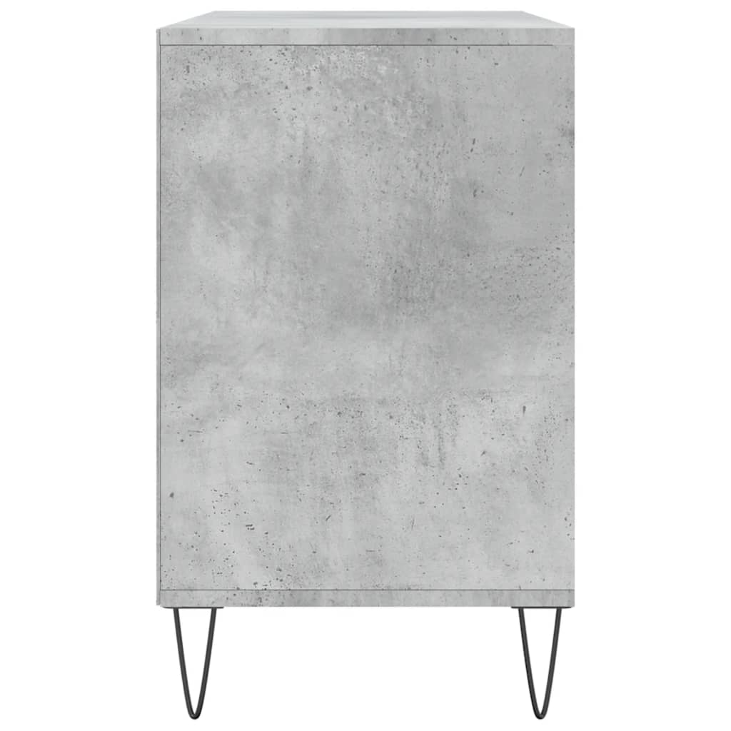 Betonszürke szerelt fa cipőszekrény 102x36x60 cm 5