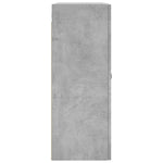 Betonszürke szerelt fa fali szekrény 69,5 x 34 x 90 cm 8
