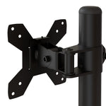 Fekete acél monitorállvány VESA 75/100 mm 9
