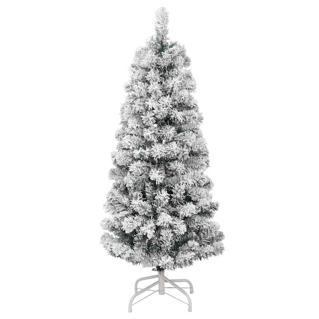 Csuklópántos műkarácsonyfa hóval 150 cm 2