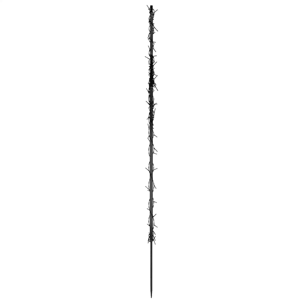 Karácsonyi hullócsillag fénydekoráció cövekkel 80 LED 62 cm 6