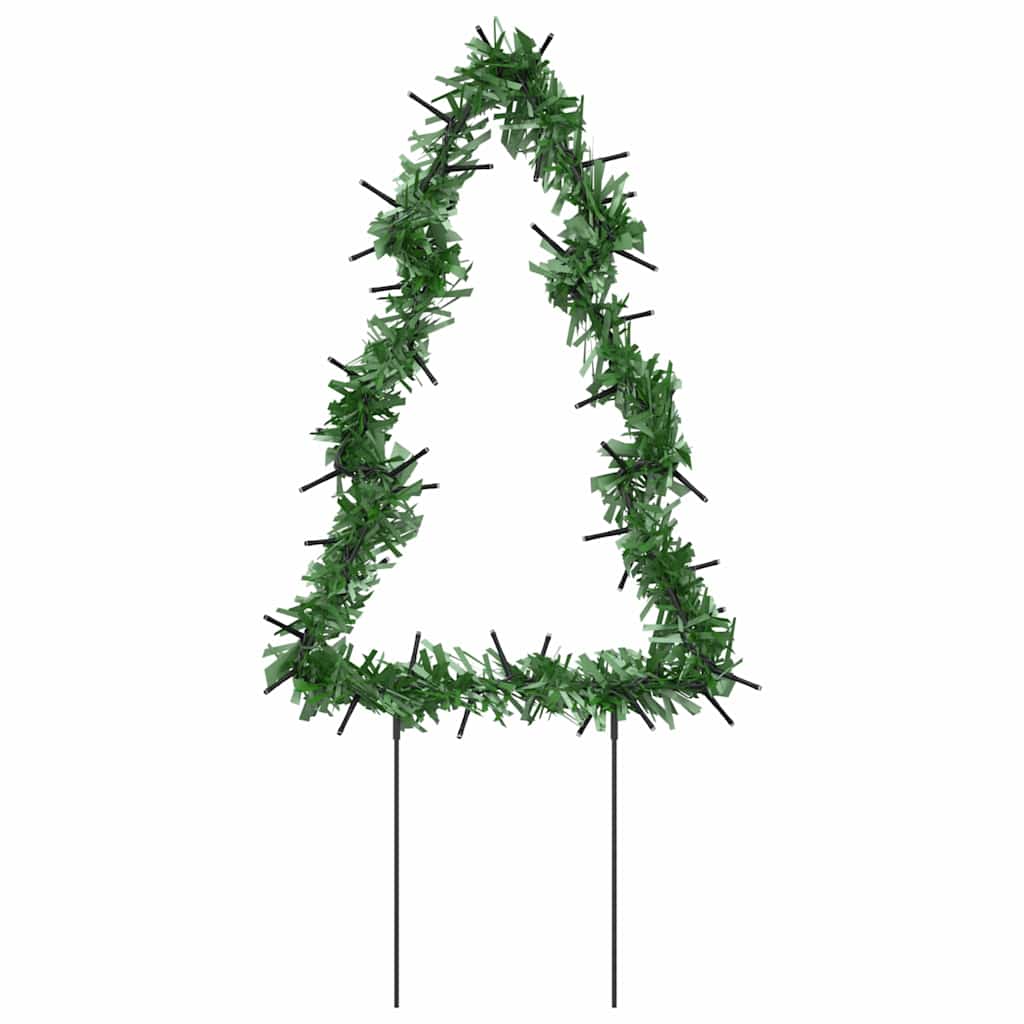 Karácsonyfa fénydekoráció 3 db cövekkel 50 LED 30 cm 3