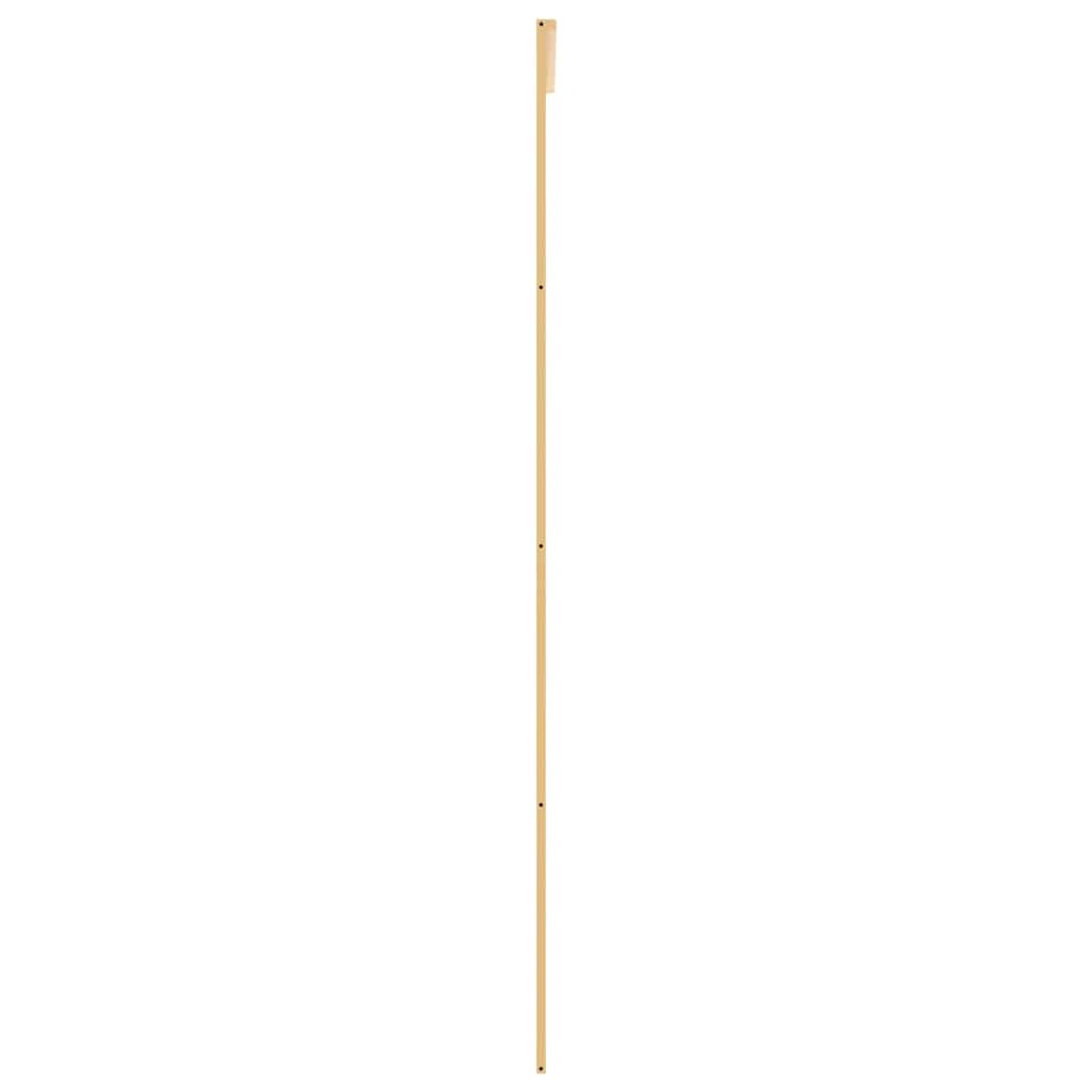 Aranyszínű átlátszó ESG üveg és alumínium tolóajtó 102,5x205 cm 5