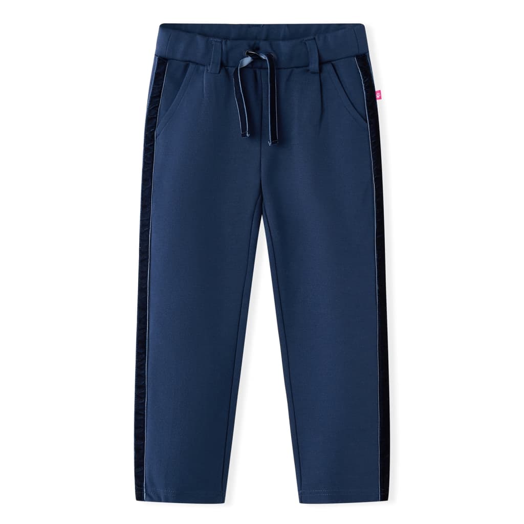 Gyerek nadrág fekete szegéllyel Navy 92