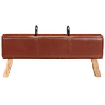 Barna valódi bőr tornapad 110 cm 4