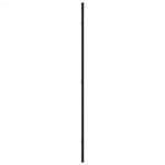Fekete téglalap alakú vas fali tükör 50 x 100 cm 4