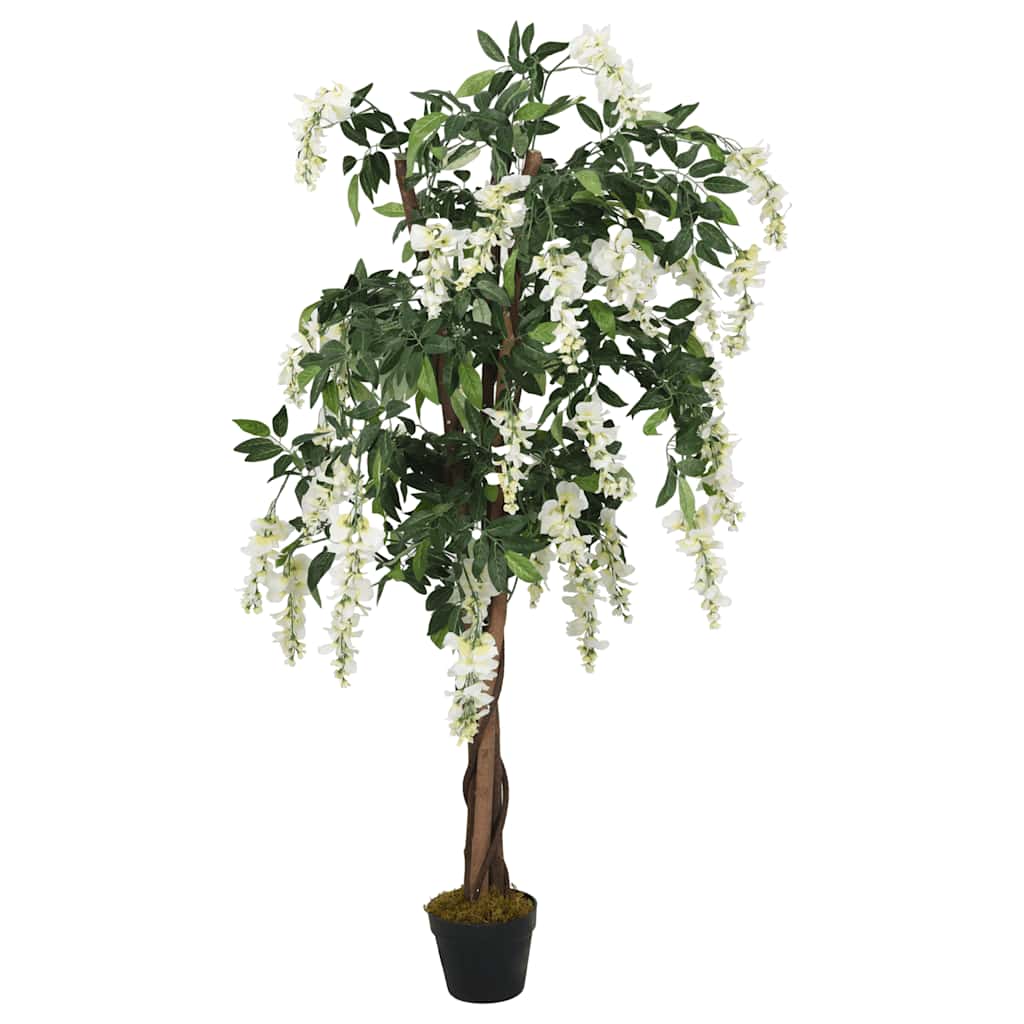 Zöld és fehér mű akácfa 1260 levéllel 180 cm 2