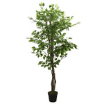 Zöld mű fikusz fa 630 levéllel 120 cm