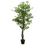 Zöld mű fikusz fa 630 levéllel 120 cm 2