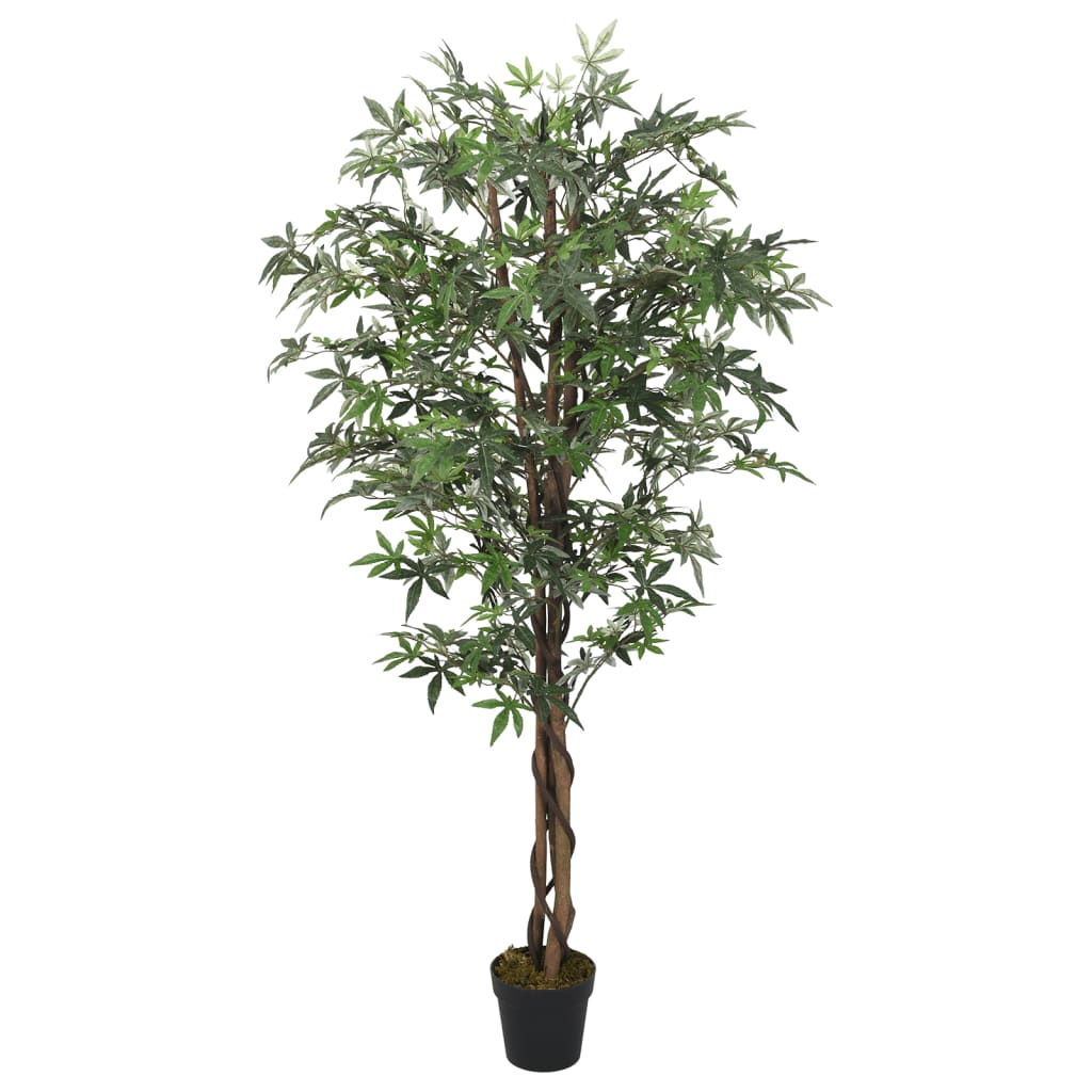 Zöld mű juharfa 672 levéllel 180 cm 2