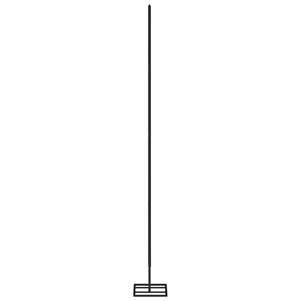 Fekete fém karácsonyfa dekorációhoz 125 cm 4