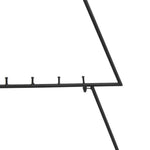 Fekete fém karácsonyfa dekorációhoz 125 cm 6