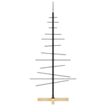 Fekete fém karácsonyfa alap dekorációhoz 120 cm 4