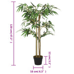 Zöld mű bambusz fa 760 levéllel 120 cm 4
