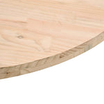 Tömör fenyőfa kerek asztallap Ø90 x 3 cm 6