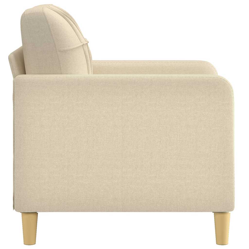 Krémszínű szövet kanapéfotel 60 cm 4