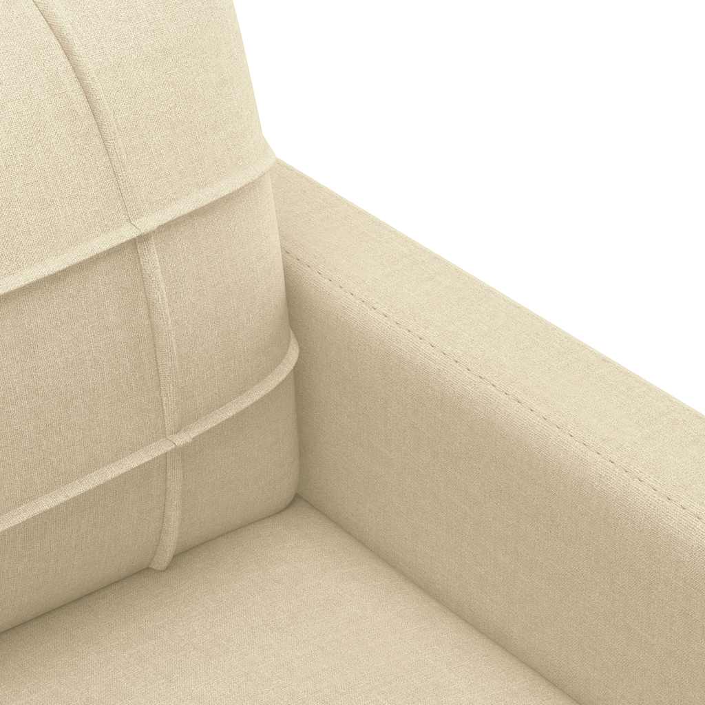 Krémszínű szövet kanapéfotel 60 cm 6