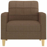 Barna szövet kanapéfotel 60 cm 3