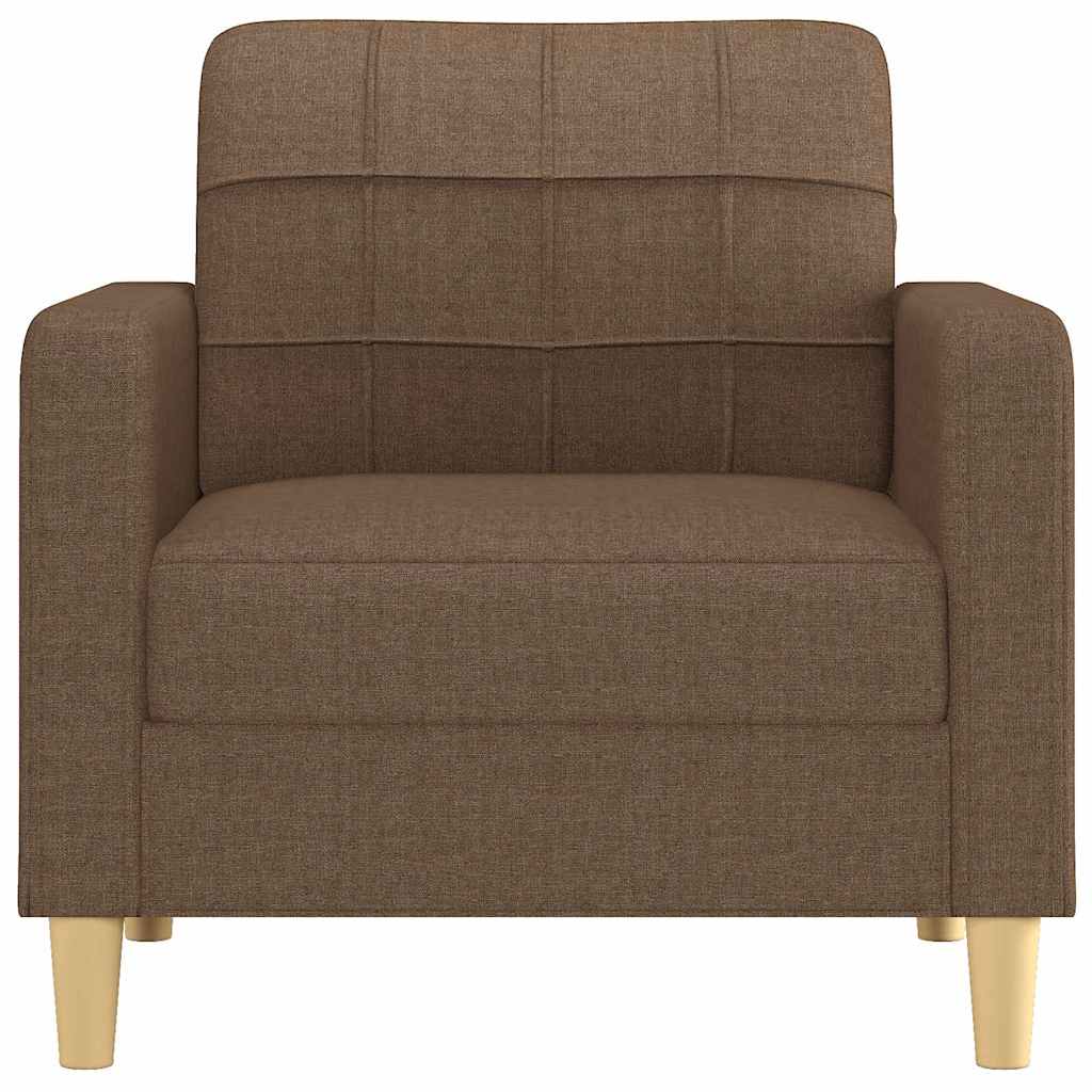 Barna szövet kanapéfotel 60 cm 3