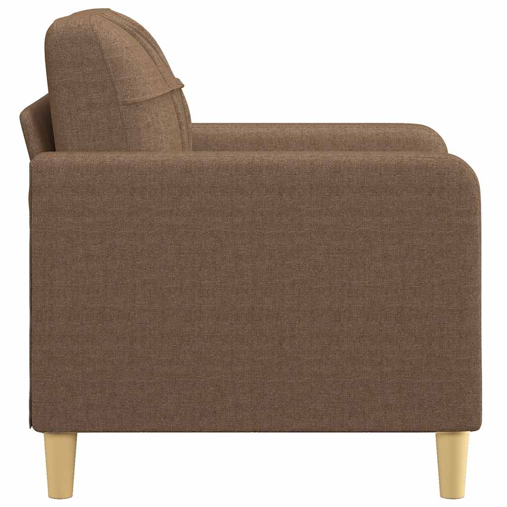 Barna szövet kanapéfotel 60 cm 4