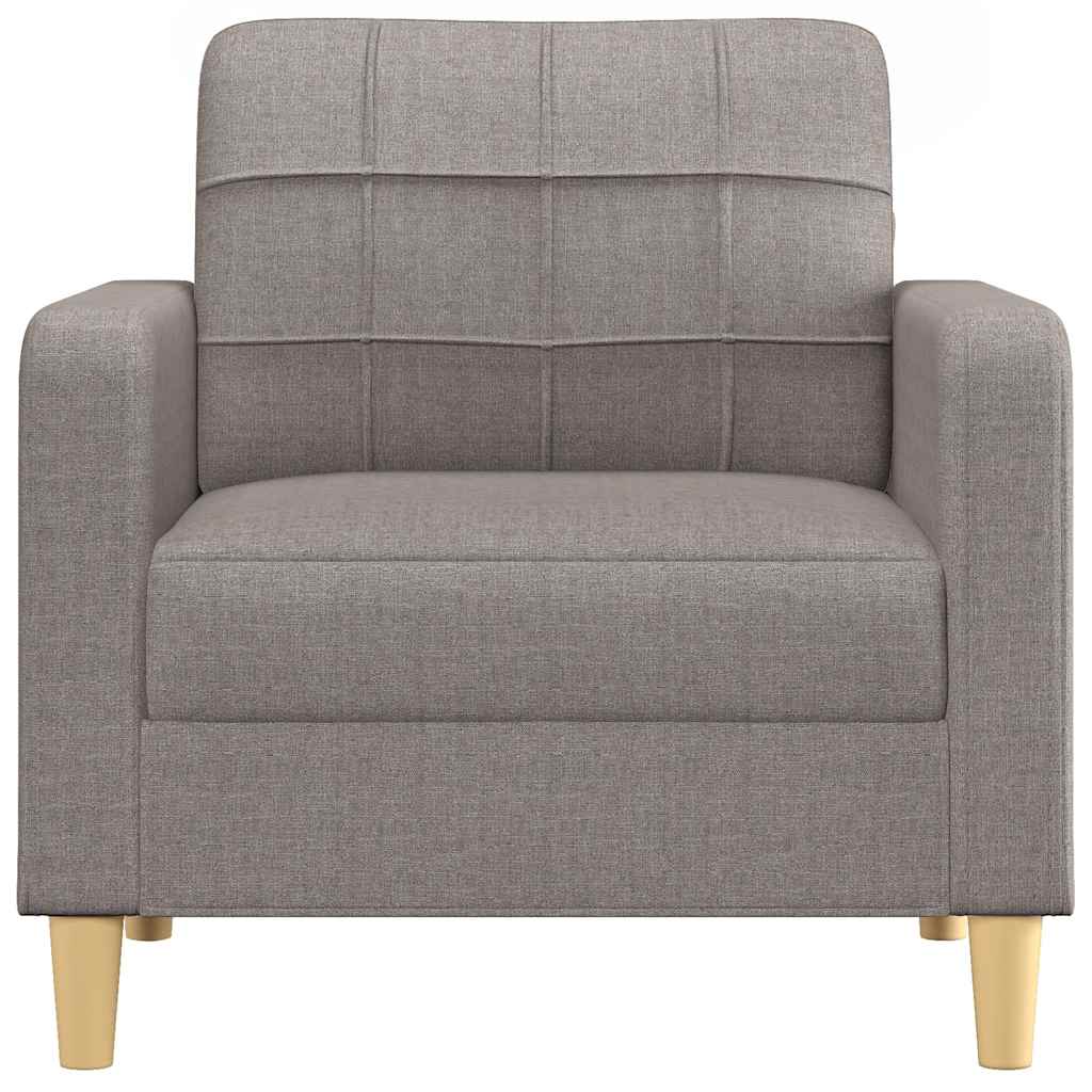 Tópszínű szövet kanapéfotel 60 cm 3