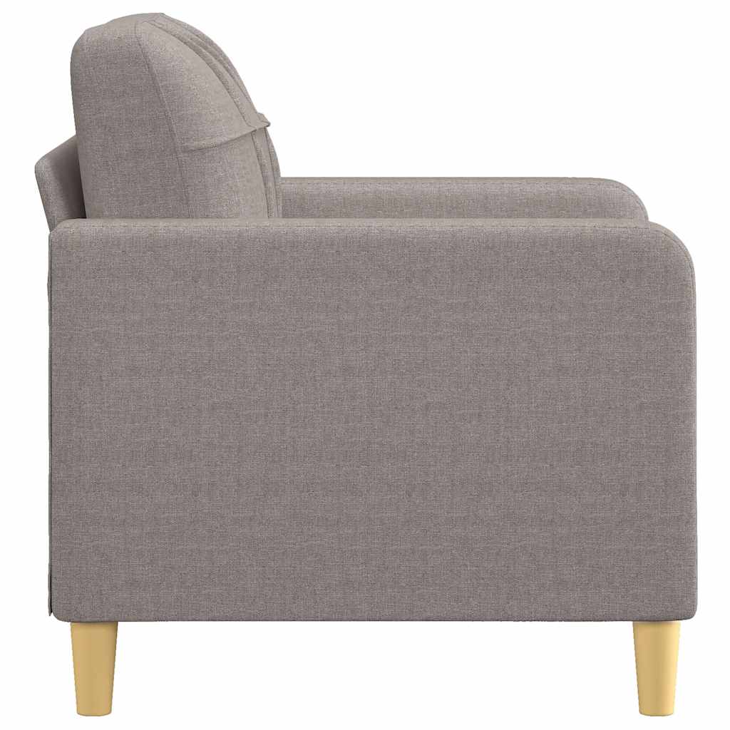 Tópszínű szövet kanapéfotel 60 cm 4