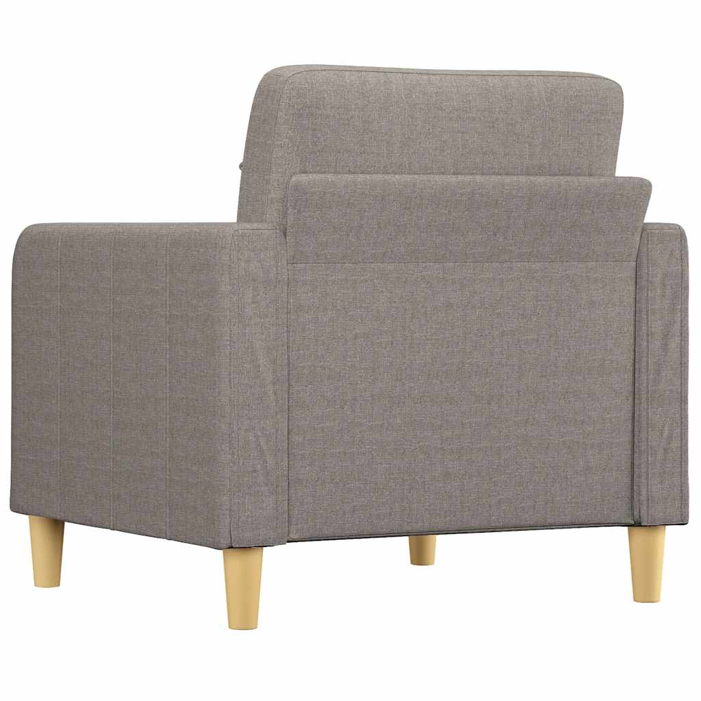 Tópszínű szövet kanapéfotel 60 cm 5