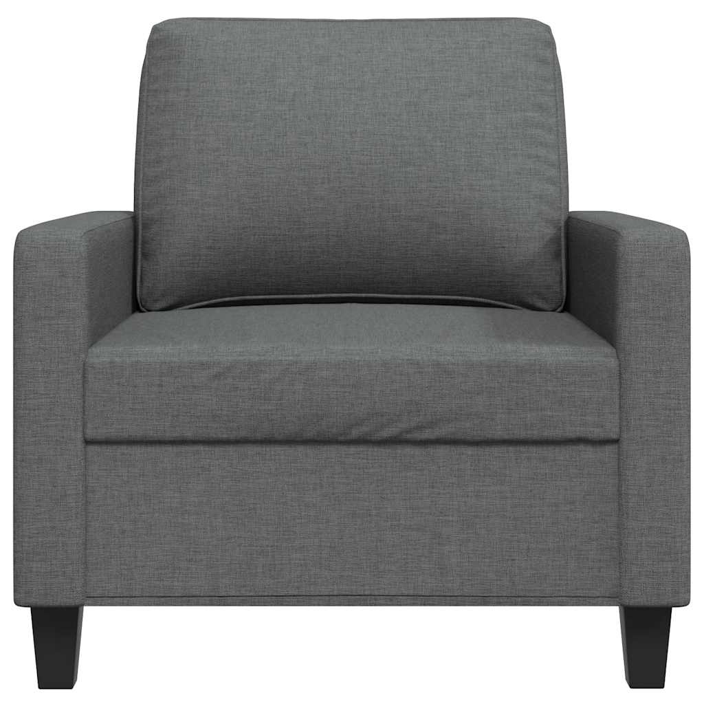 Sötétszürke szövet kanapéfotel 60 cm 4