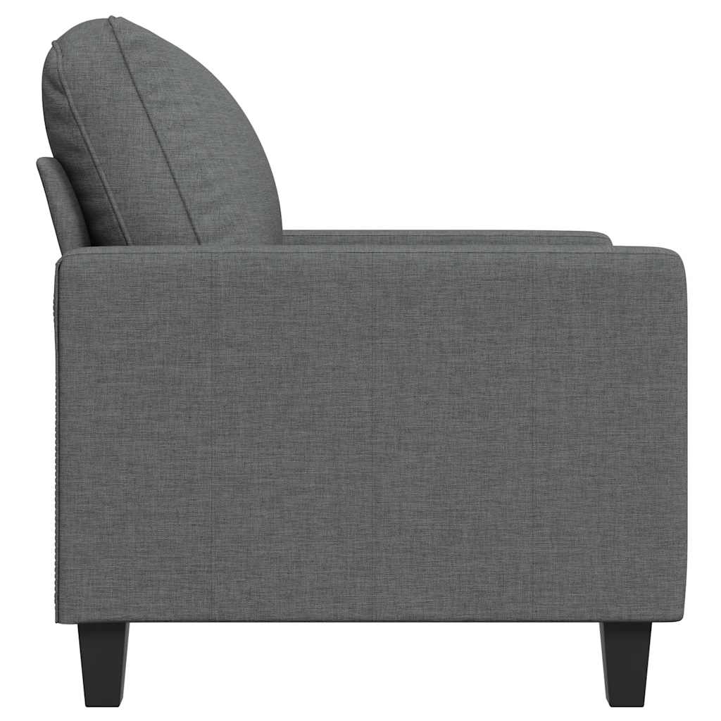 Sötétszürke szövet kanapéfotel 60 cm 5