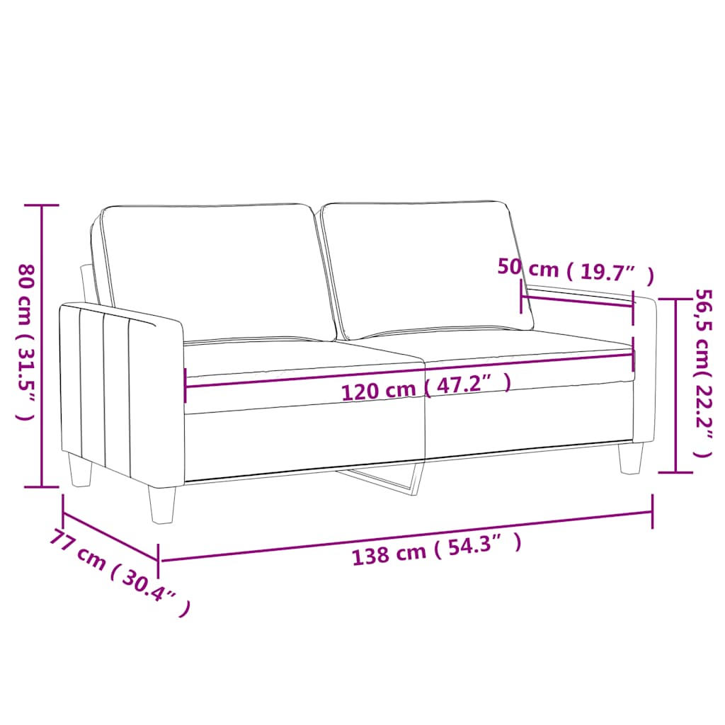 Kétszemélyes bordó bársony kanapé 120 cm 8