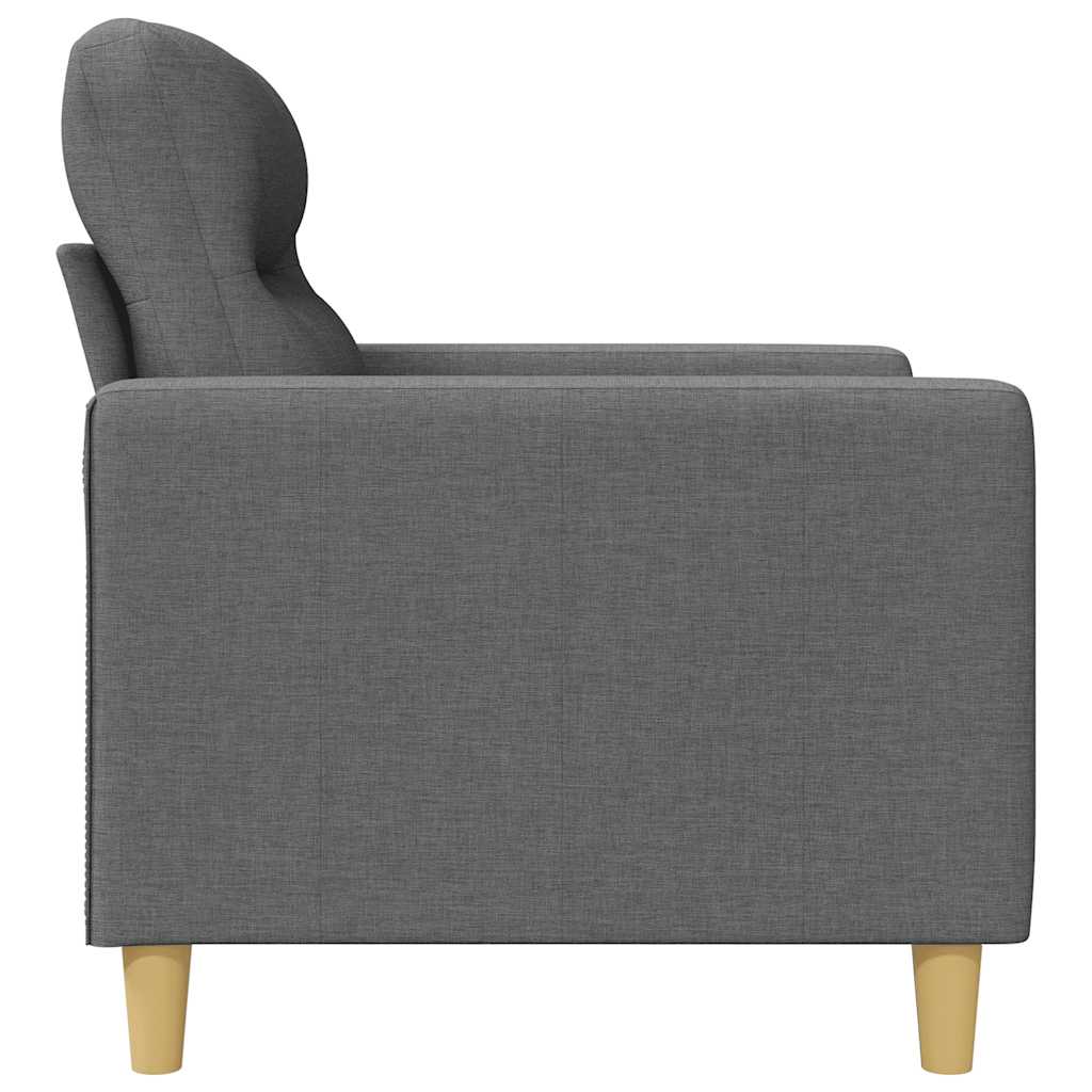 Sötétszürke szövet kanapéfotel 60 cm 5