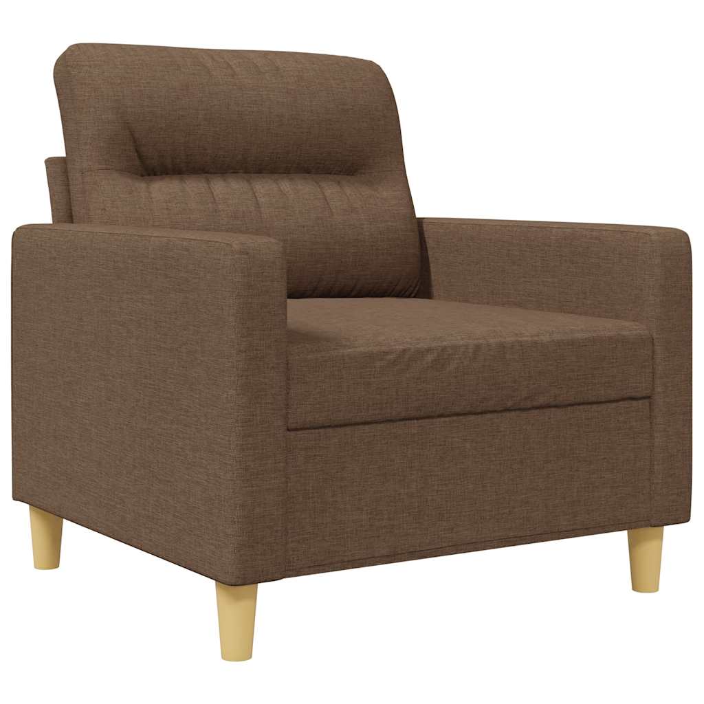 Barna szövet kanapéfotel 60 cm 2
