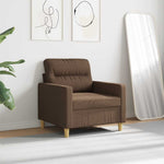Barna szövet kanapéfotel 60 cm 3